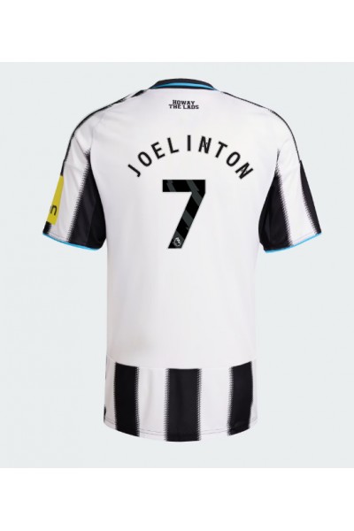 Newcastle United Joelinton #7 Jalkapallovaatteet Kotipaita 2025-26 Lyhythihainen Newcastle United Joelinton #7 Jalkapallovaatteet Kotipaita 2025-26 Lyhythihainen